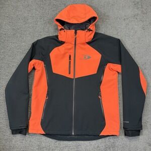 Blackfish Jacket Mens Large Orange Black Lined Coat Parka Gear Fishing Zip‎